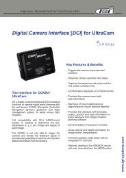 Digital Camera Interface [DCI] for UltraCam