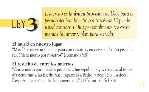 cuatro leyes espirituales? - Campus Crusade for Christ