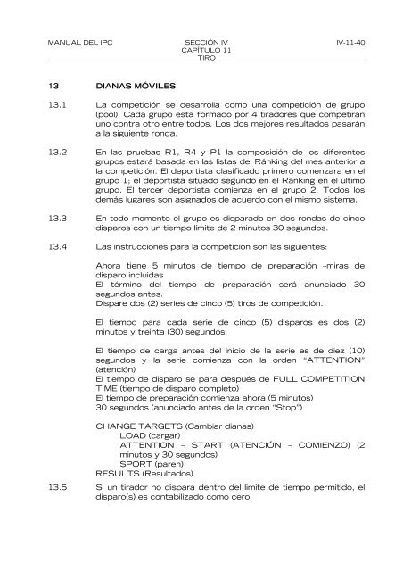 Reglamento Técnico y de Clasificación Funcional del Manual del IPC