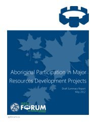 Summary Report - Ottawa - Public Policy Forum