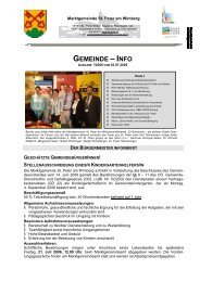 Gemeinde-INFO Nr. 07/2006 - .PDF - Marktgemeinde St. Peter am ...