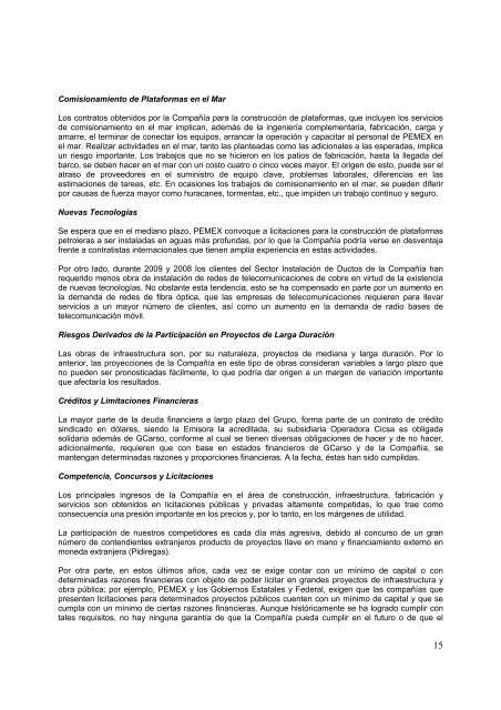 Reporte anual 2009 - Reforma