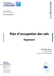 dispositions applicables aux zones urbaines - La Rochelle