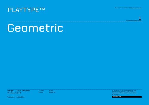 Geometric - Playtype