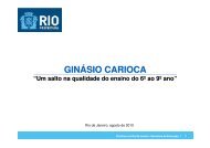 Ginásio Carioca: Um salto na qualidade do ensino do 6º ao 9º ano.