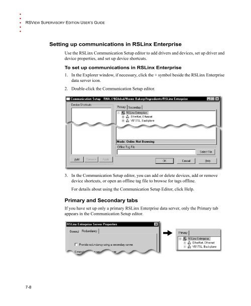 RSView Supervisory Edition Installation Guide