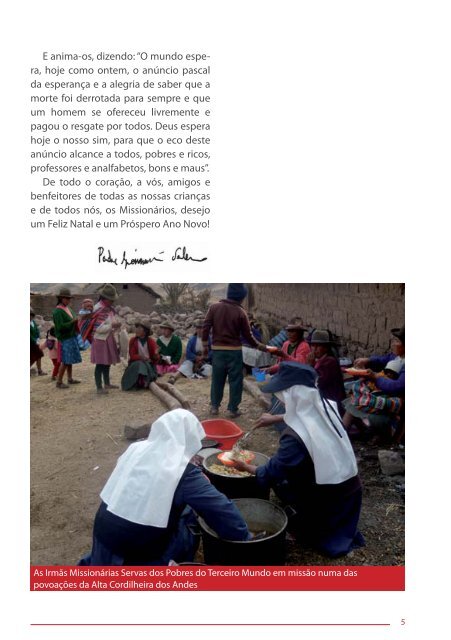 Natal 2010 - Misioneros Siervos de los Pobres del Tercer Mundo