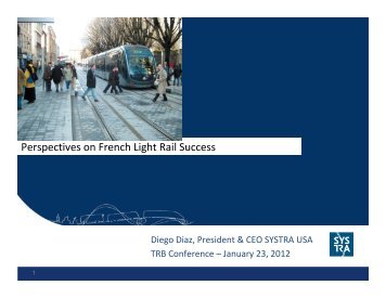 Perspectives on French Light Rail Success - Advanced Public ...