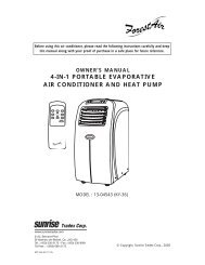 4-in-1 Portable Evaporative Air Conditioner - Sunrise Tradex