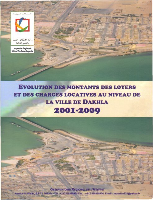 SSL Dakhla 2001-2009.pdf - Ministère de l'Habitat, de l'urbanisme et ...