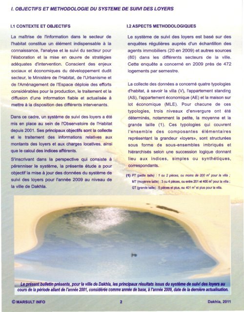 SSL Dakhla 2001-2009.pdf - Ministère de l'Habitat, de l'urbanisme et ...