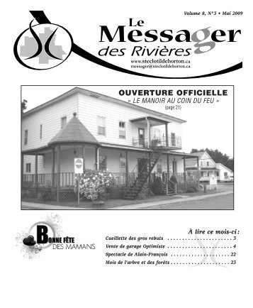 Le Messager des riviÃ¨res - Sainte-Clotilde-de-Horton