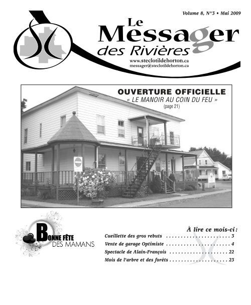 Le Messager des riviÃ¨res SainteClotildedeHorton