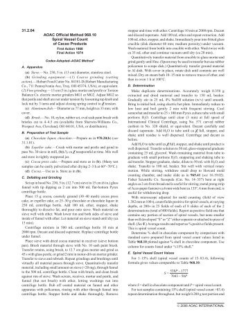 31.2.04 AOAC Of fi cial Method 968.10 Spi ral Ves sel Count of Ca ...