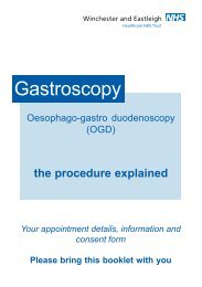 gastro Duodenoscopy (OGD)