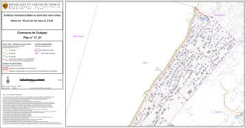 Plan nÂ° 17_01 Commune de Cologny - Etat de GenÃ¨ve