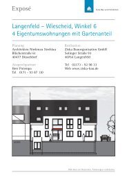 Objektbeschreibung - Ziska Bau und Immobilien Langenfeld