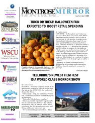 TRICK OR TREAT! HALLOWEEN FUN ... - Montrose Mirror