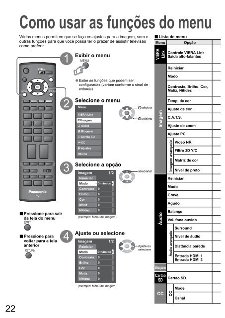 Pressione para - Panasonic