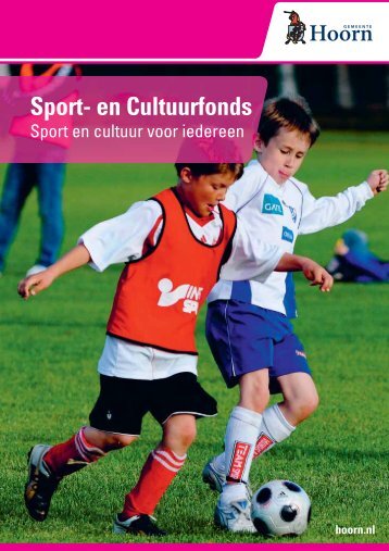 Sport- en Cultuurfonds - Gemeente Hoorn