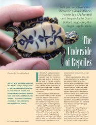 Illegal Reptile Trade - Illinois DNR