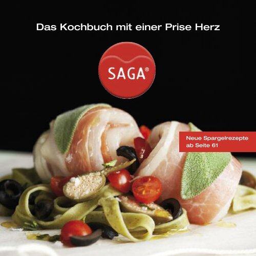 SAGA Kochbuch inkl. Spargelrezepten - sagacook.com