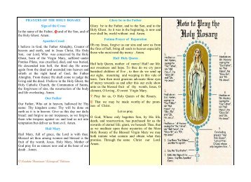 How to Pray the Holy Rosary - Laudate Dominum