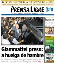 a huelga de hambre - Prensa Libre