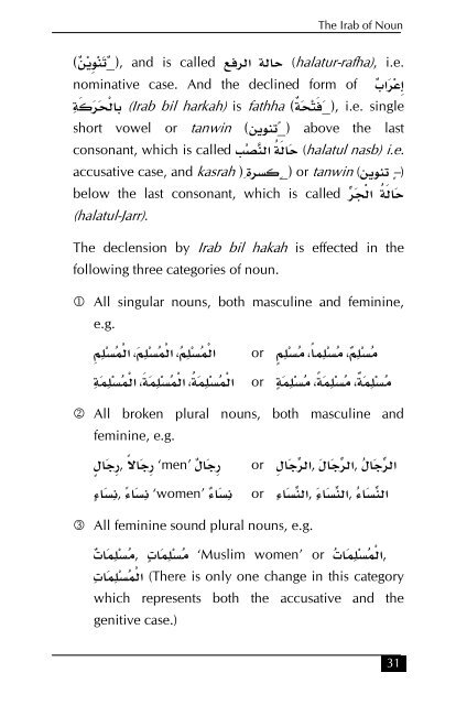 Essentials of Arabic Grammar - Asim Iqbal 2nd Islamic Downloads