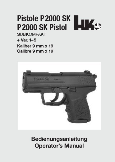 Pistole P2000 SK P2000 SK Pistol - Waffen Braun
