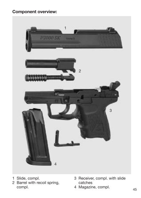 Pistole P2000 SK P2000 SK Pistol - Waffen Braun