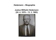 Hedemann – Biographie Justus Wilhelm Hedemann (24. 4. 1878 ...