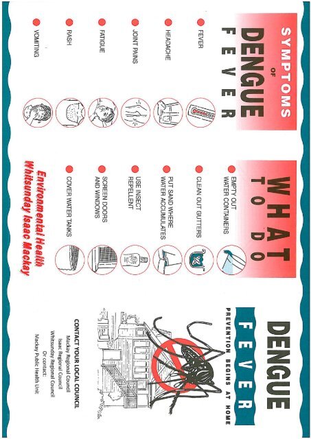 Dengue fever brochure