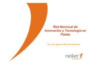 red nacional de innovación y tecnología en patata - Cooperativas ...