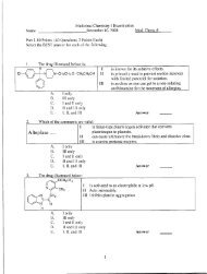 December 10. 2008 Med. Chem. - Department of Medicinal Chemistry