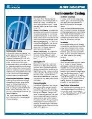 Inclinometer Casing - Slope Indicator