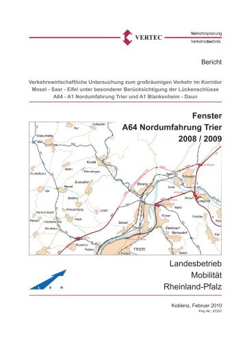 Fenster A64 Nordumfahrung Trier