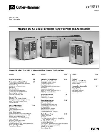 Magnum DS Breaker renewal parts.pdf - of downloads
