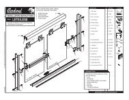 Cardinal Installation Instructions - Appendix D ... - Cardinal Shower