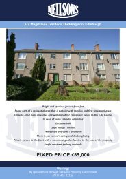 FIXED PRICE £85000 5/2 Magdalene Gardens, Duddingston ...