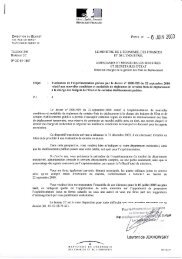 Evaluation de l'expÃ©rimentation prÃ©vue par le dÃ©cret nÂ° 2000-929 du ...