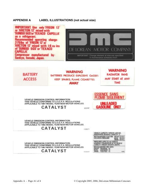 MILLENNIUM - DMC-News The DeLorean Mailing List