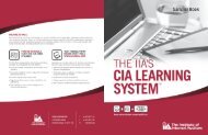 The IIA's CIA Learning System Sampler Book The IIA's CIA Learning ...