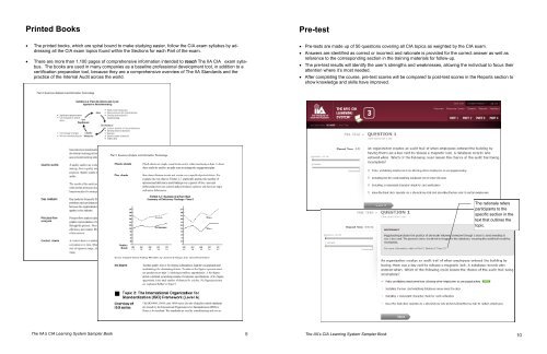 The IIA's CIA Learning System Sampler Book The IIA's CIA Learning ...