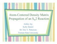 Atom-Centered Density Matrix Propagation of an ... - Chem.hope.edu