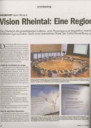 Vision Rheintal: Eine Region schmiedet ZukunftsplÃ¤ne