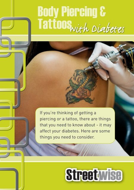 Body Piercing and Tattoos with Diabetes