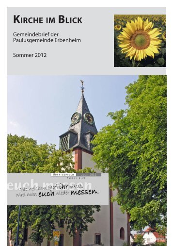 KIRCHE IM BLICK - Paulusgemeinde Erbenheim