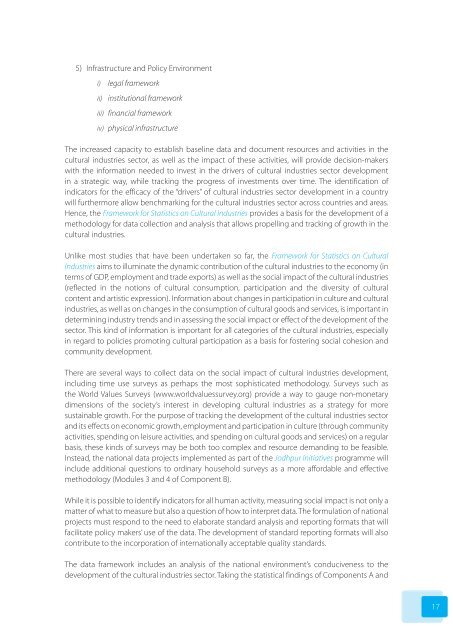 Statistics on Cultural Industries - International Trade Centre