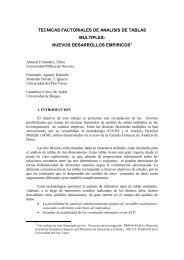 tecnicas factoriales de analisis de tablas multiples - ADDI ...